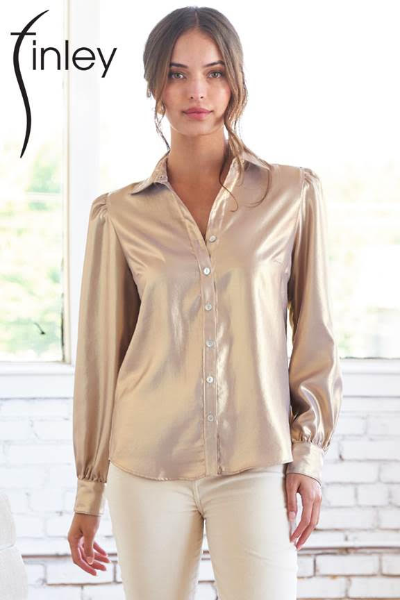 COLLETTE GOLD BLOUSE