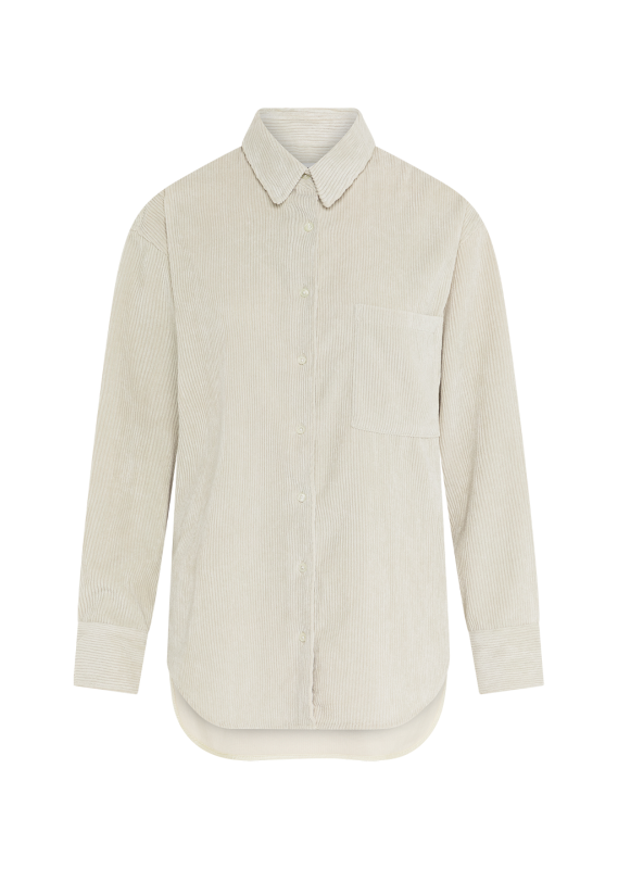 BETTY CREAM CORDUROY BLOUSE