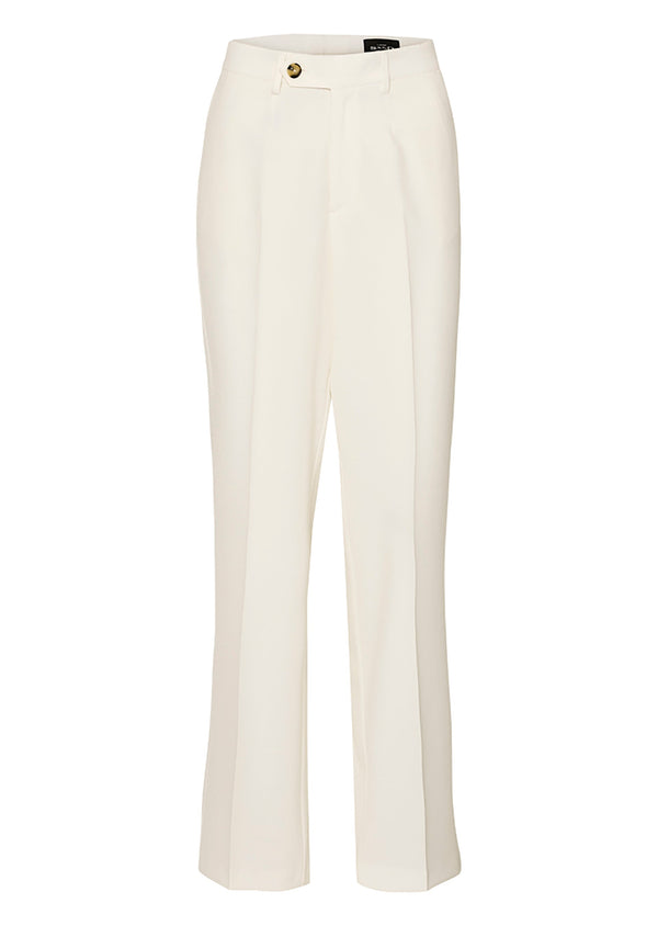 DORI HIGH-WAISTED TROUSER - OFF WHITE