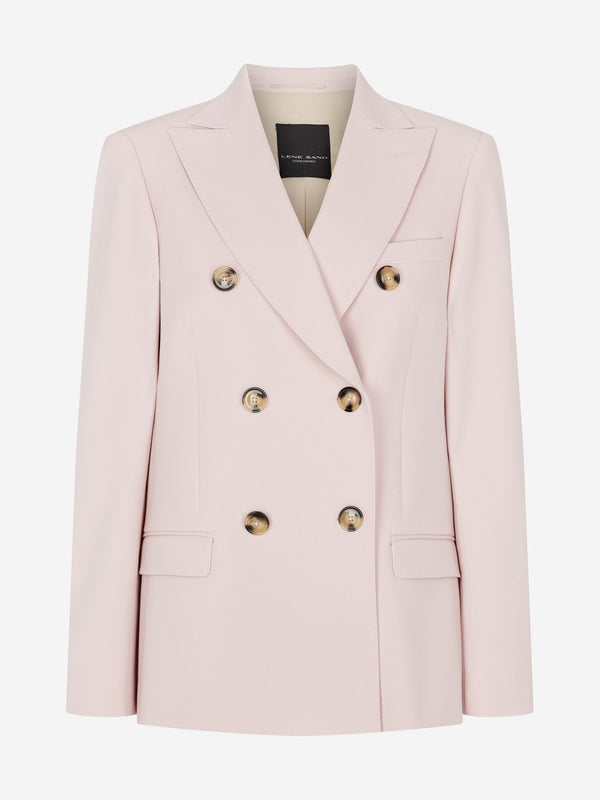 RANI DOUBLE BREASTED BLAZER - SOFT PINK