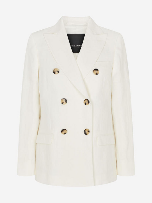 RANI DOUBLE BREASTED BLAZER - OFF WHITE