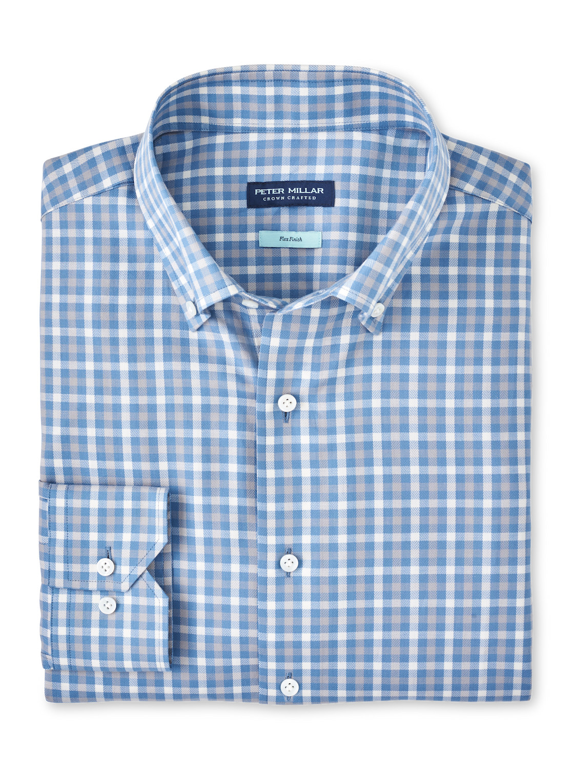 COMBE COTTON SHIRT - BROOK BLUE