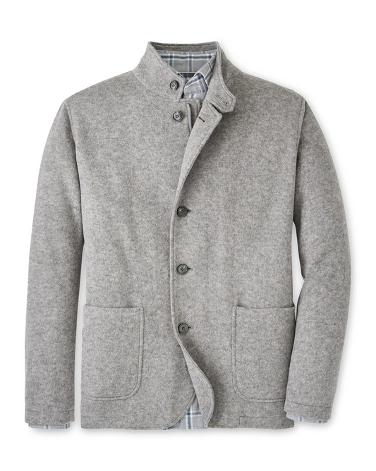 CROWN FLEX FLEECE BLAZER - BRITISH GREY