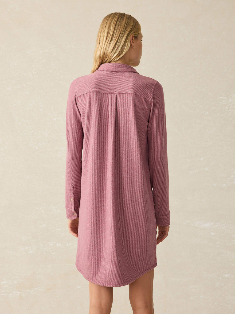 LEGEND SWEATER DRESS - ROSE TWILL