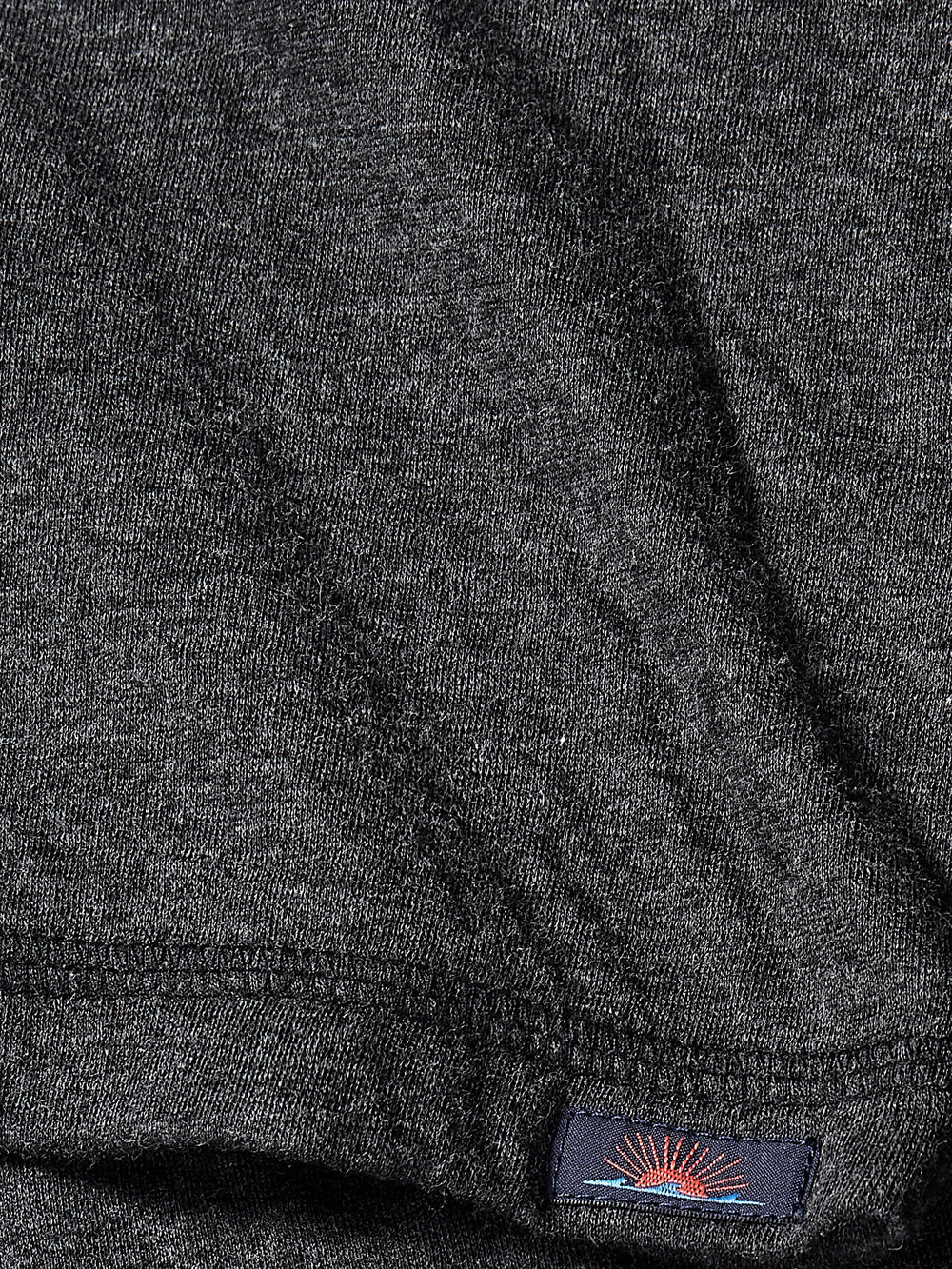 CLOUD LONG SLEEVE HENLEY - CHARCOAL HEATHER