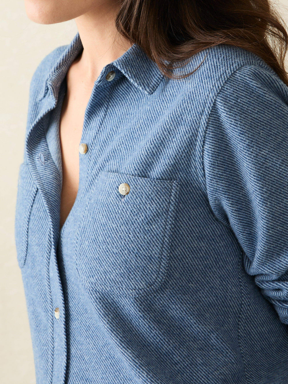 LEGEND SWEATER SHIRT - GLACIER BLUE TWILL