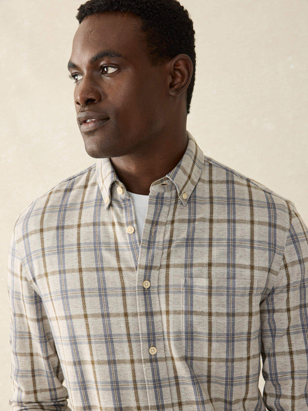 COASTLINE KNIT SHIRT - BIRCH RIVER PLAID