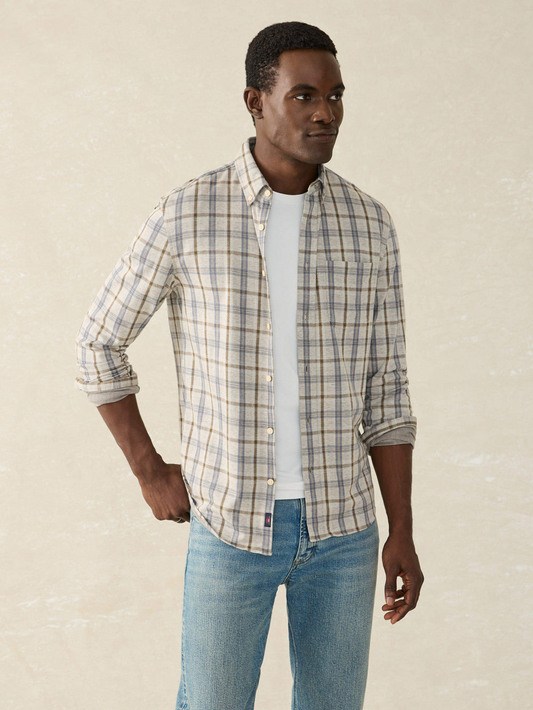 COASTLINE KNIT SHIRT - BIRCH RIVER PLAID