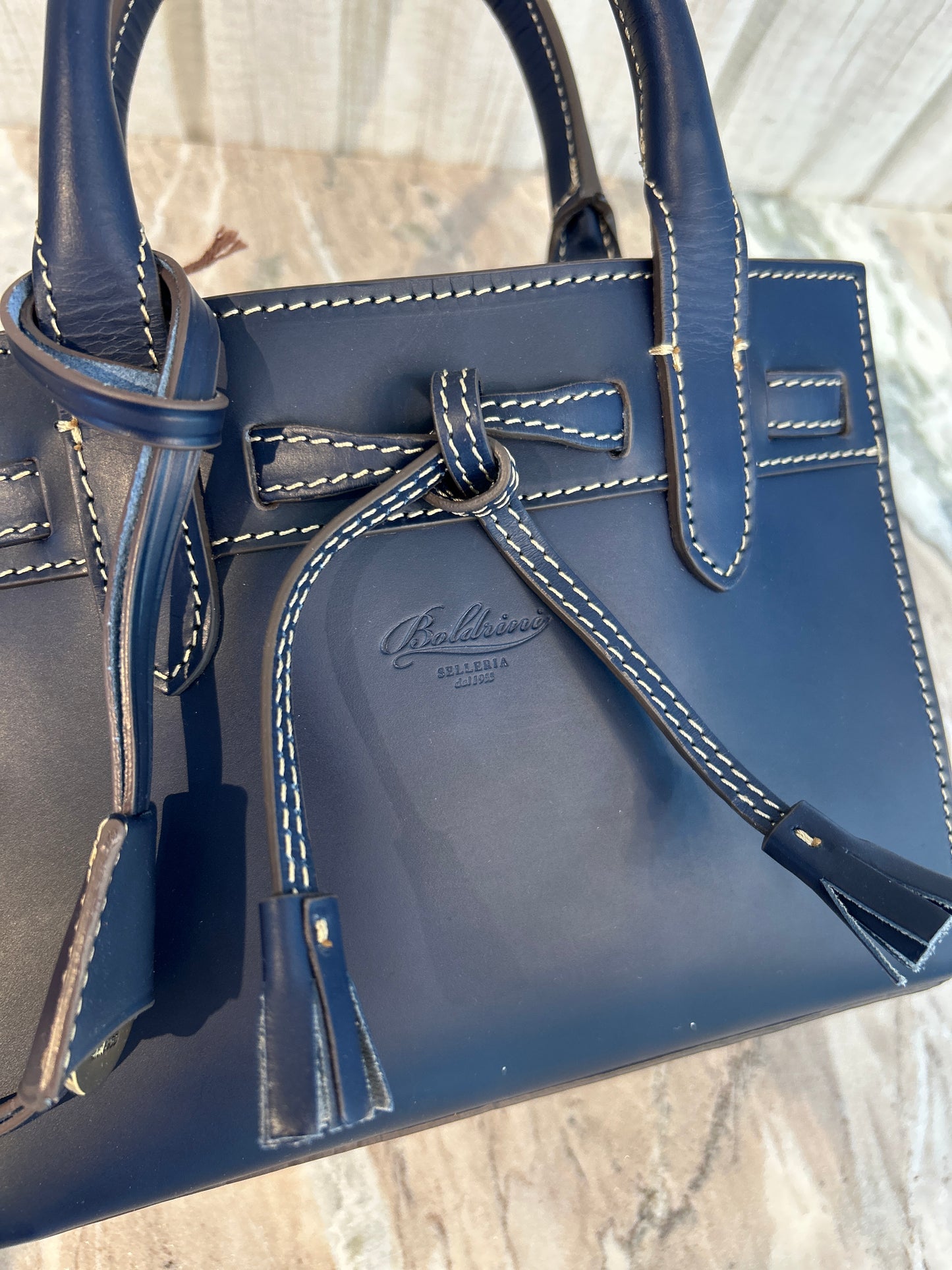 MINI LEATHER TOTE - NOTTE