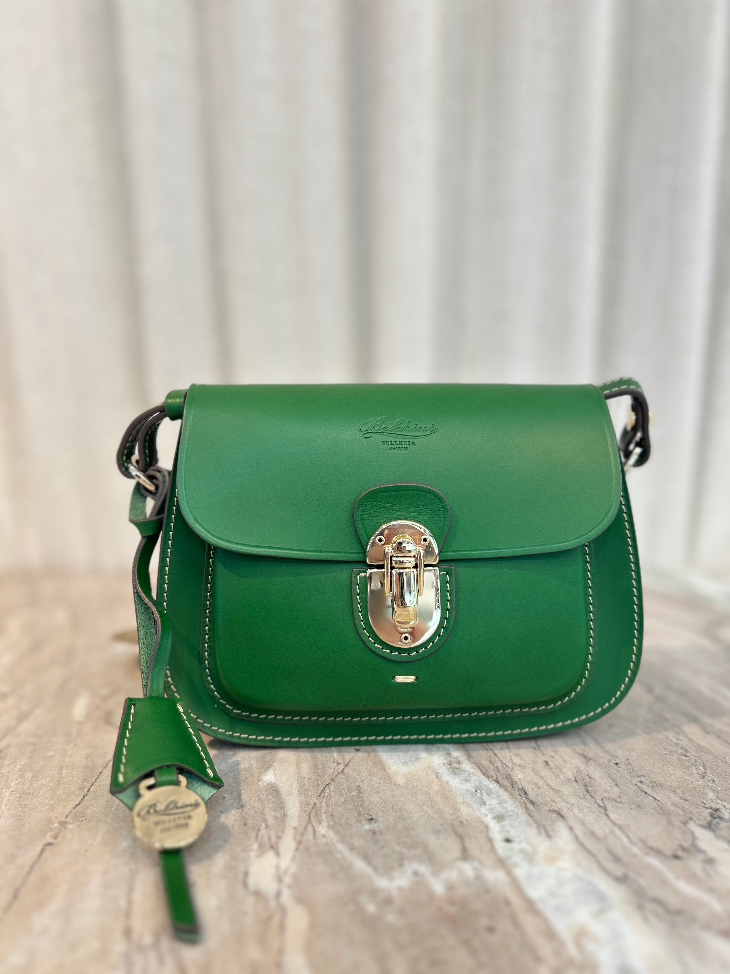 BARBARA LEATHER PURSE - AVOCADO