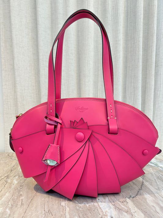 TOSCA LEATHER BAG - HOT PINK