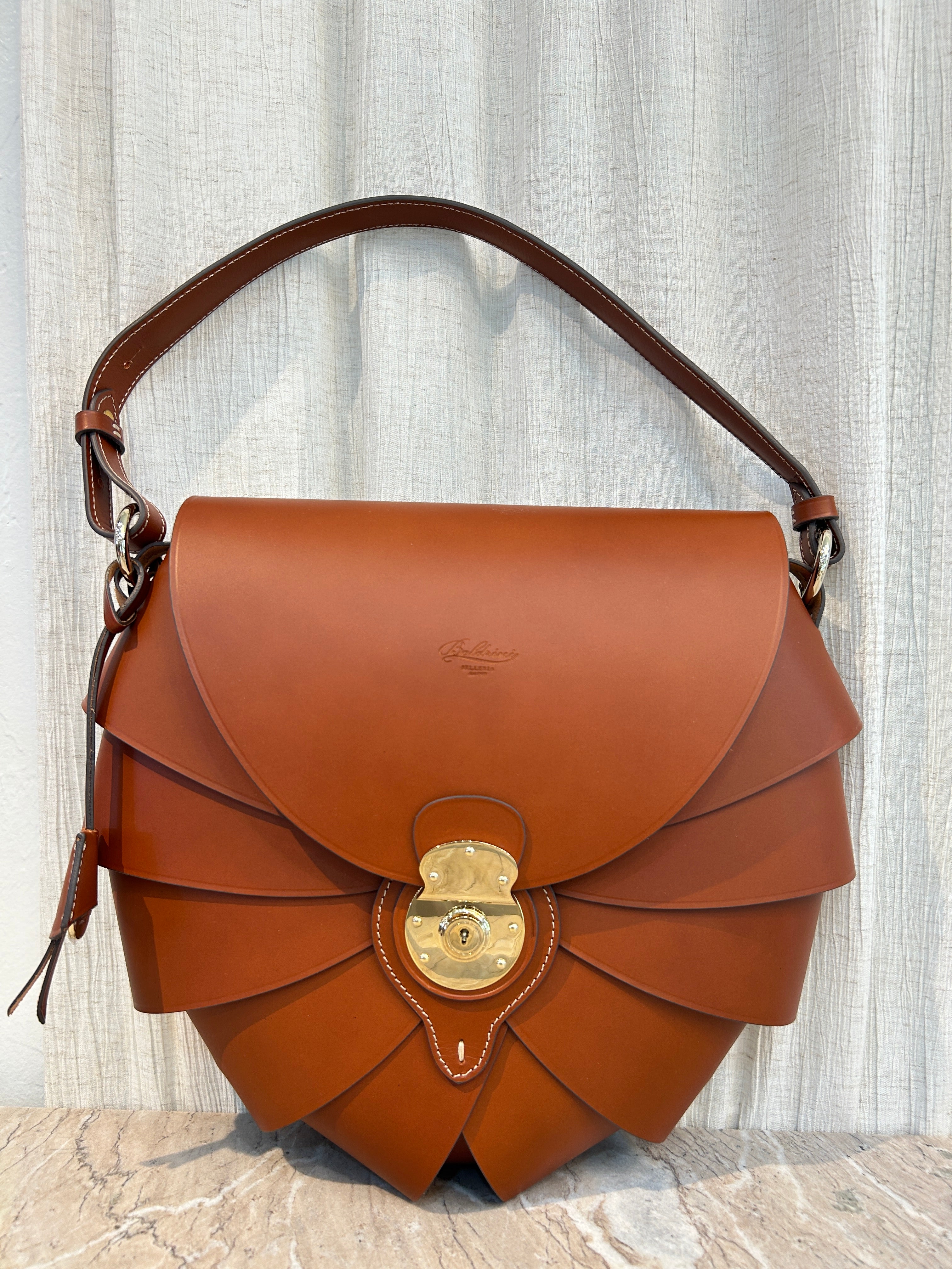 CARMEN LEATHER BAG - GOLDEN