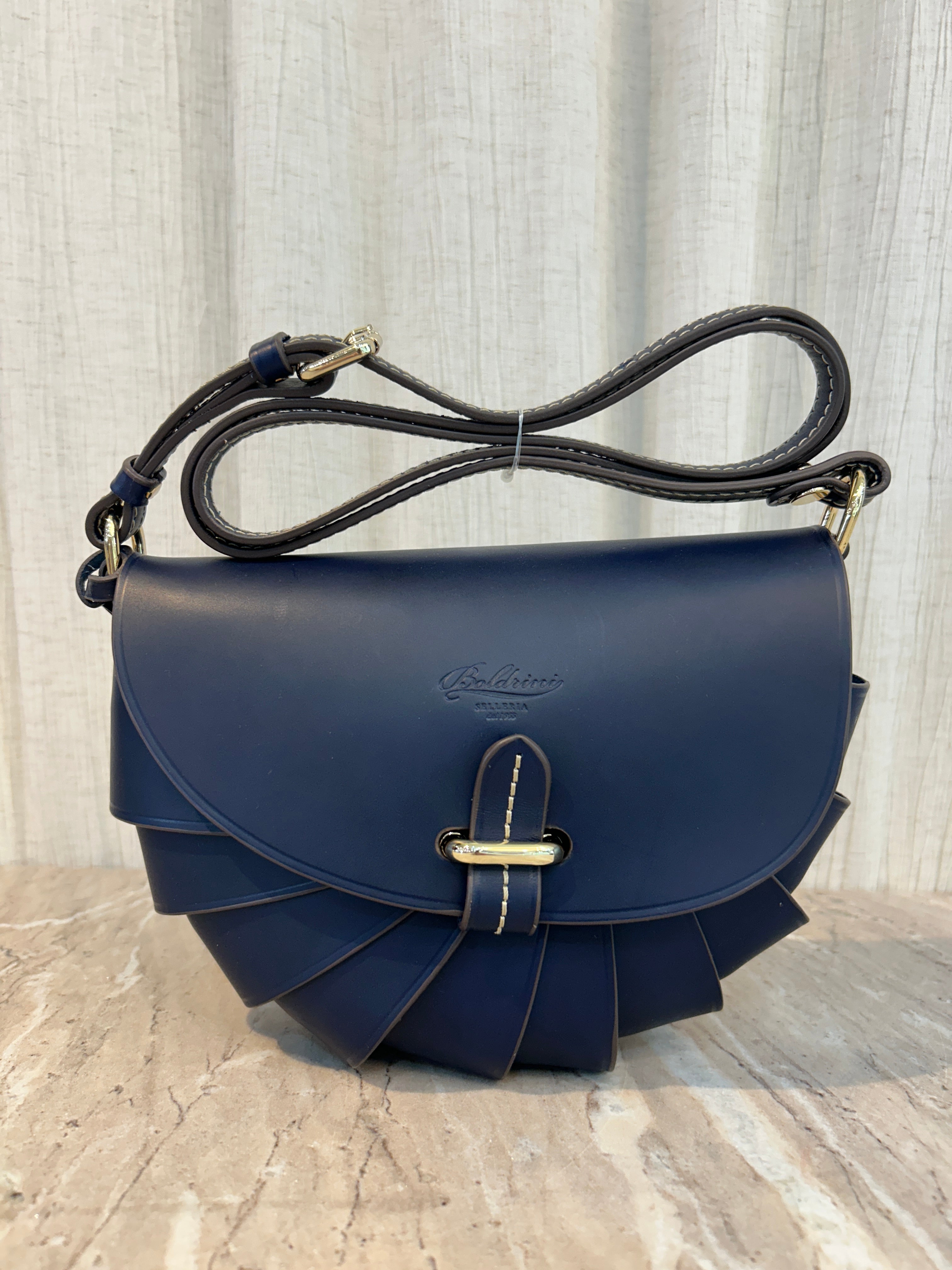 ADINA LEATHER PURSE - NOTTE