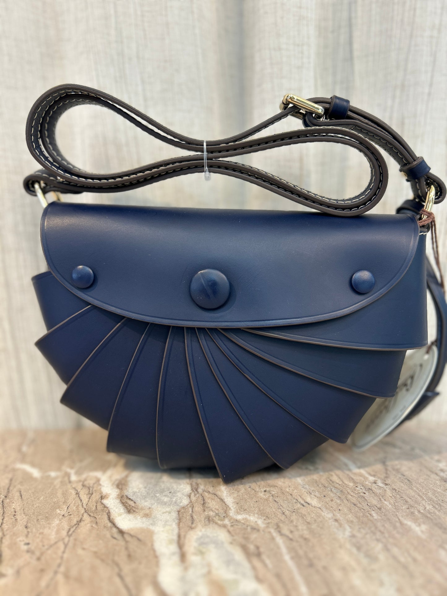 ADINA LEATHER PURSE - NOTTE