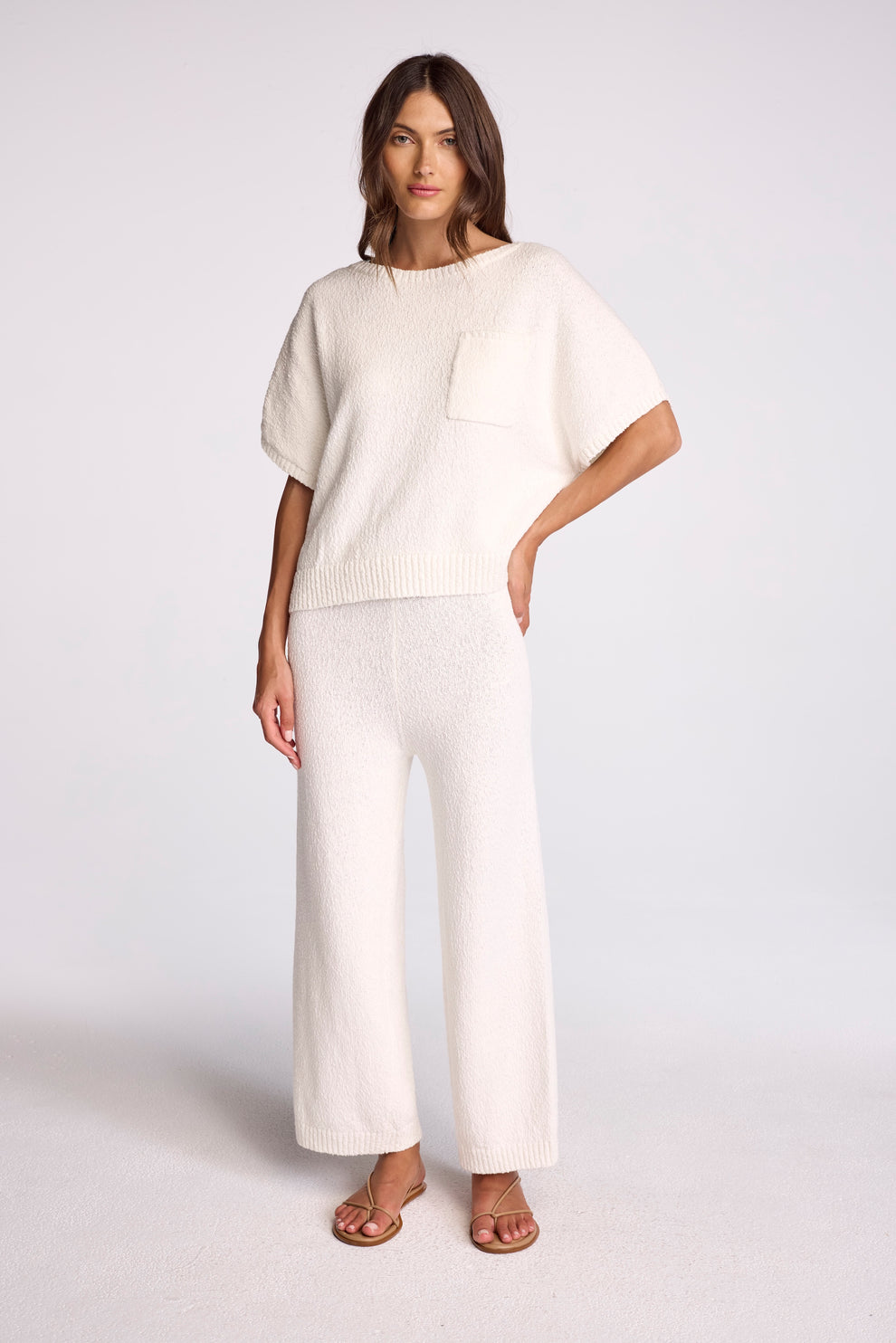 ELAINE BOUCLE PANT - CREAM