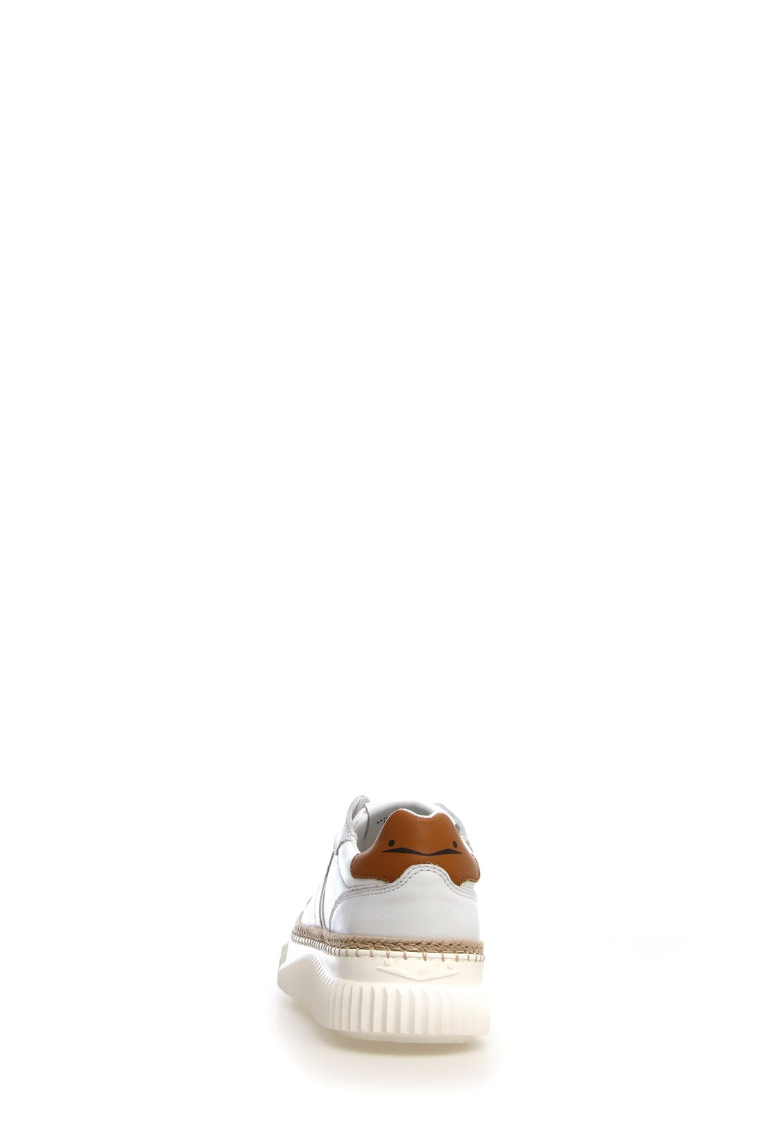 LIPARI CALF LEATHER SNEAKER - WHITE/BROWN