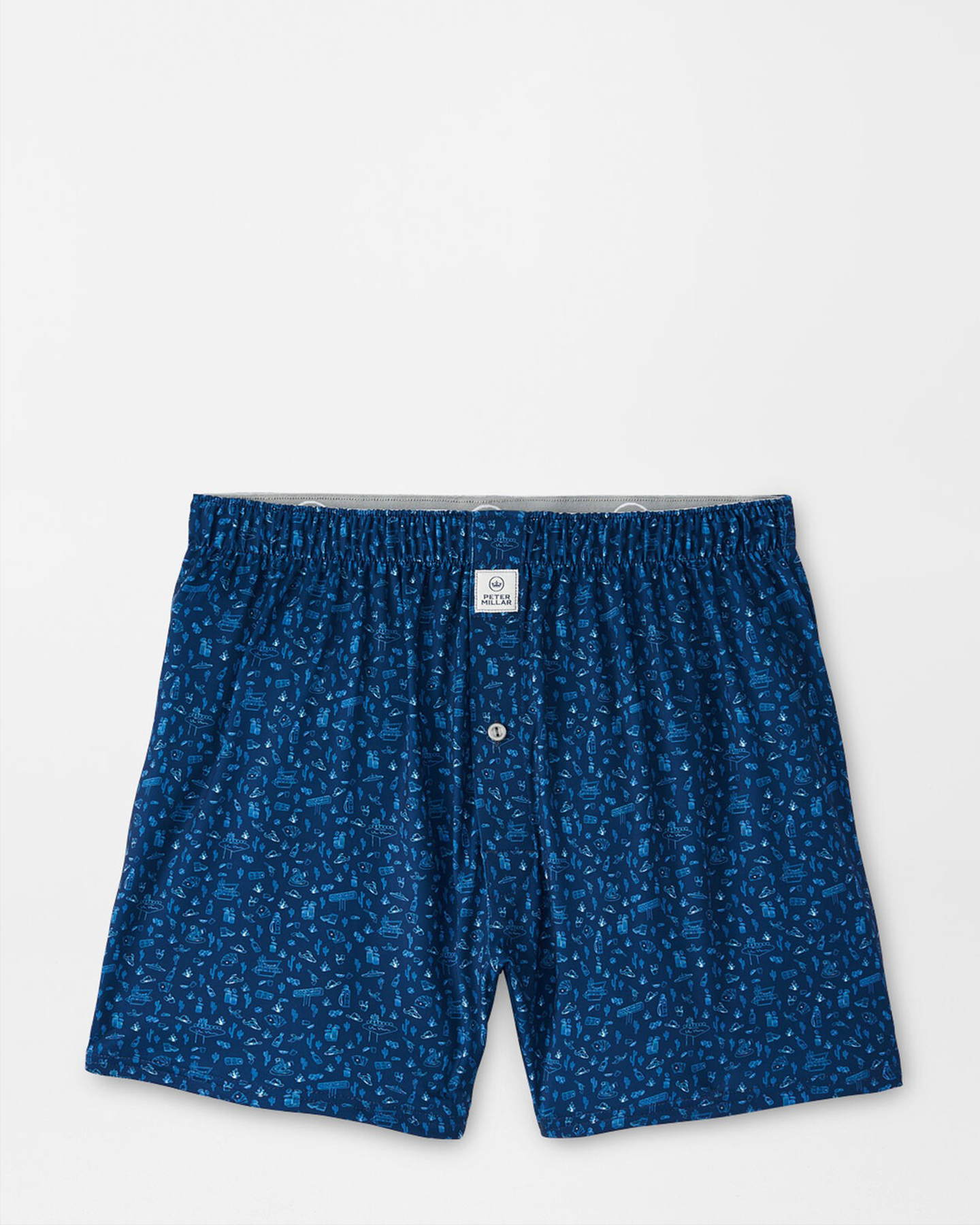 BADLANDS BLUFF PERFORMANCE BOXER SHORT - NAVY