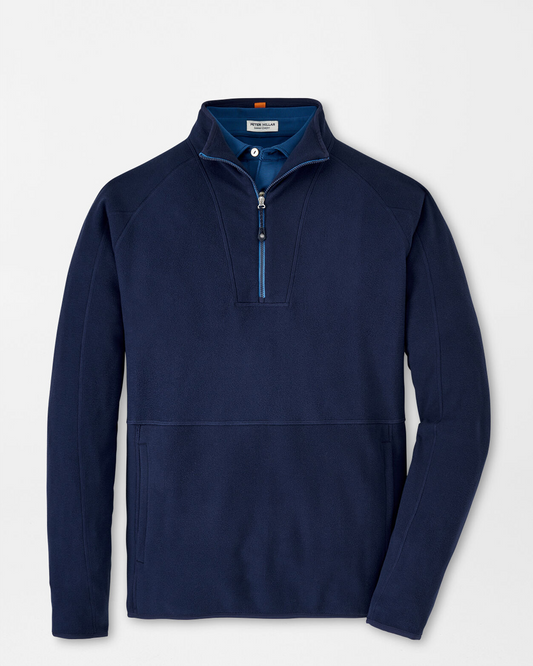 THERMAL FLOW MICRO FLEECE HALF ZIP PULLOVER - NAVY