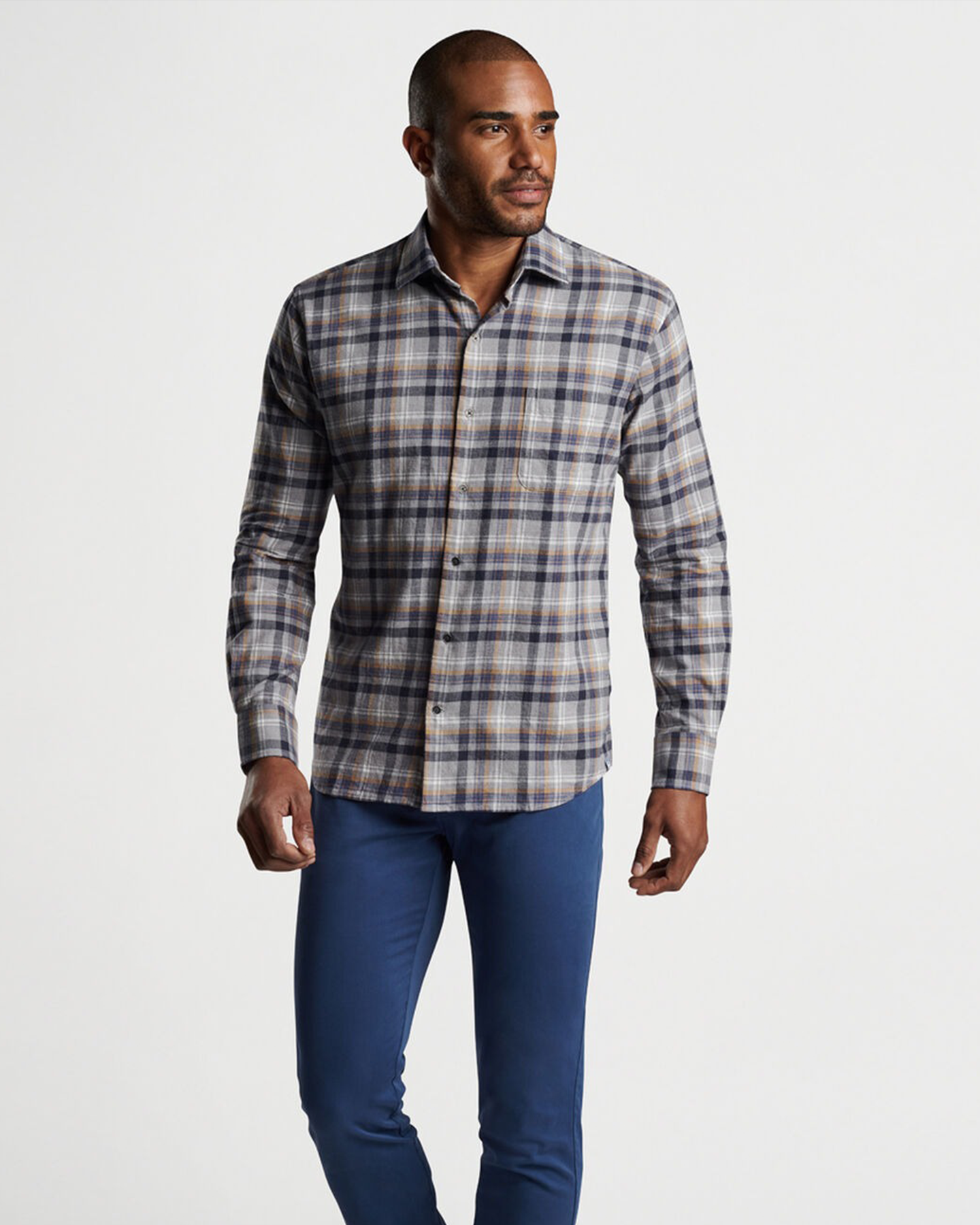 IRON WAY COTTON SHIRT - GALE GREY – TJ Bailey's