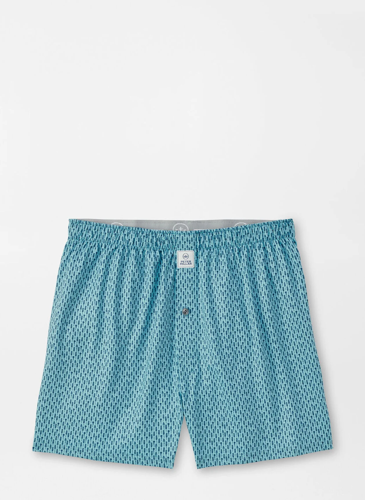 LAVENDER FIELDS PERFORMANCE BOXER SHORT - CYAN