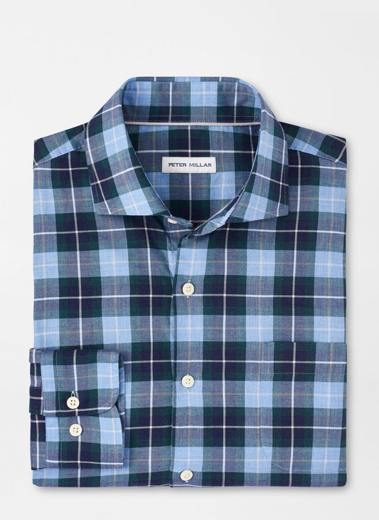 LANGLEY SUMMER SOFT COTTON SHIRT - COTTAGE BLUE