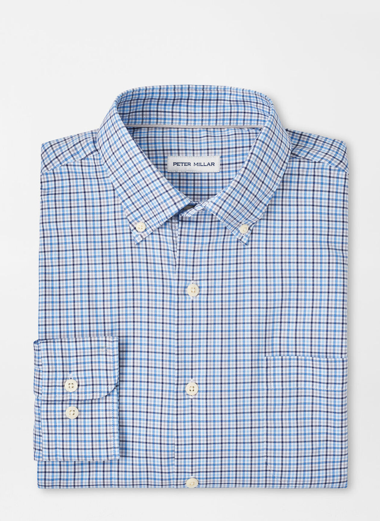 ALBERT CROWN LITE COTTON STRETCH SHIRT - GALAXY