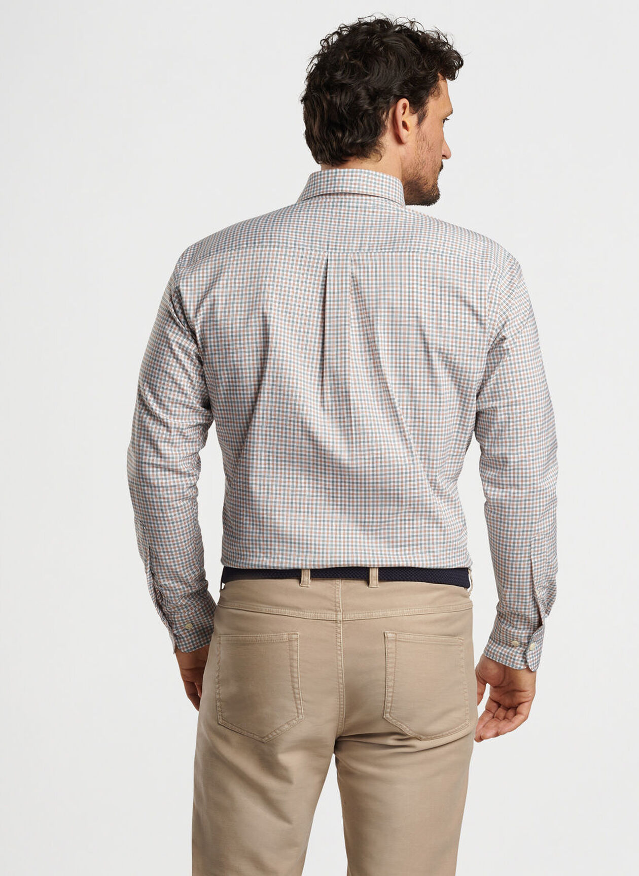 HAMILTON CROWN LITE COTTON STRETCH SHIRT - SHERWOOD