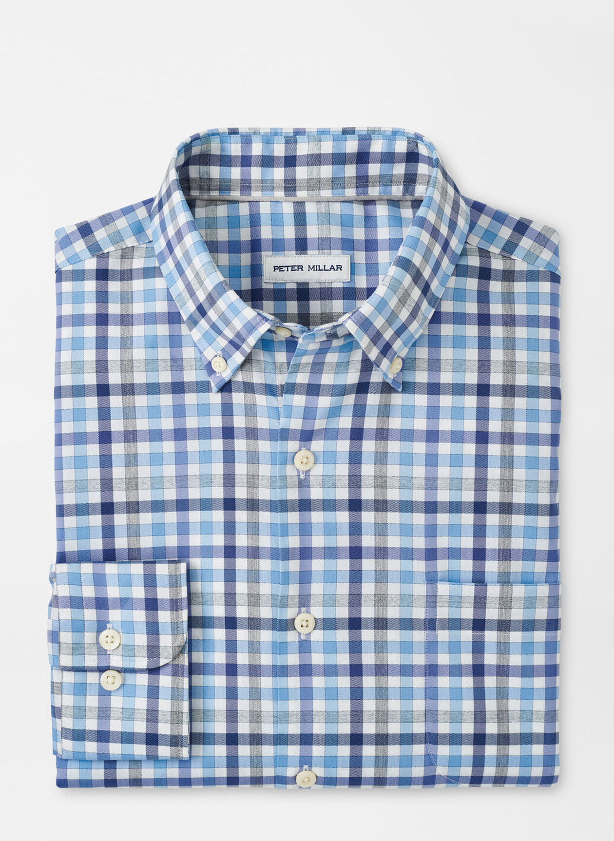 CHAMBLY CROWN LITE COTTON STRETCH SHIRT - WHITE