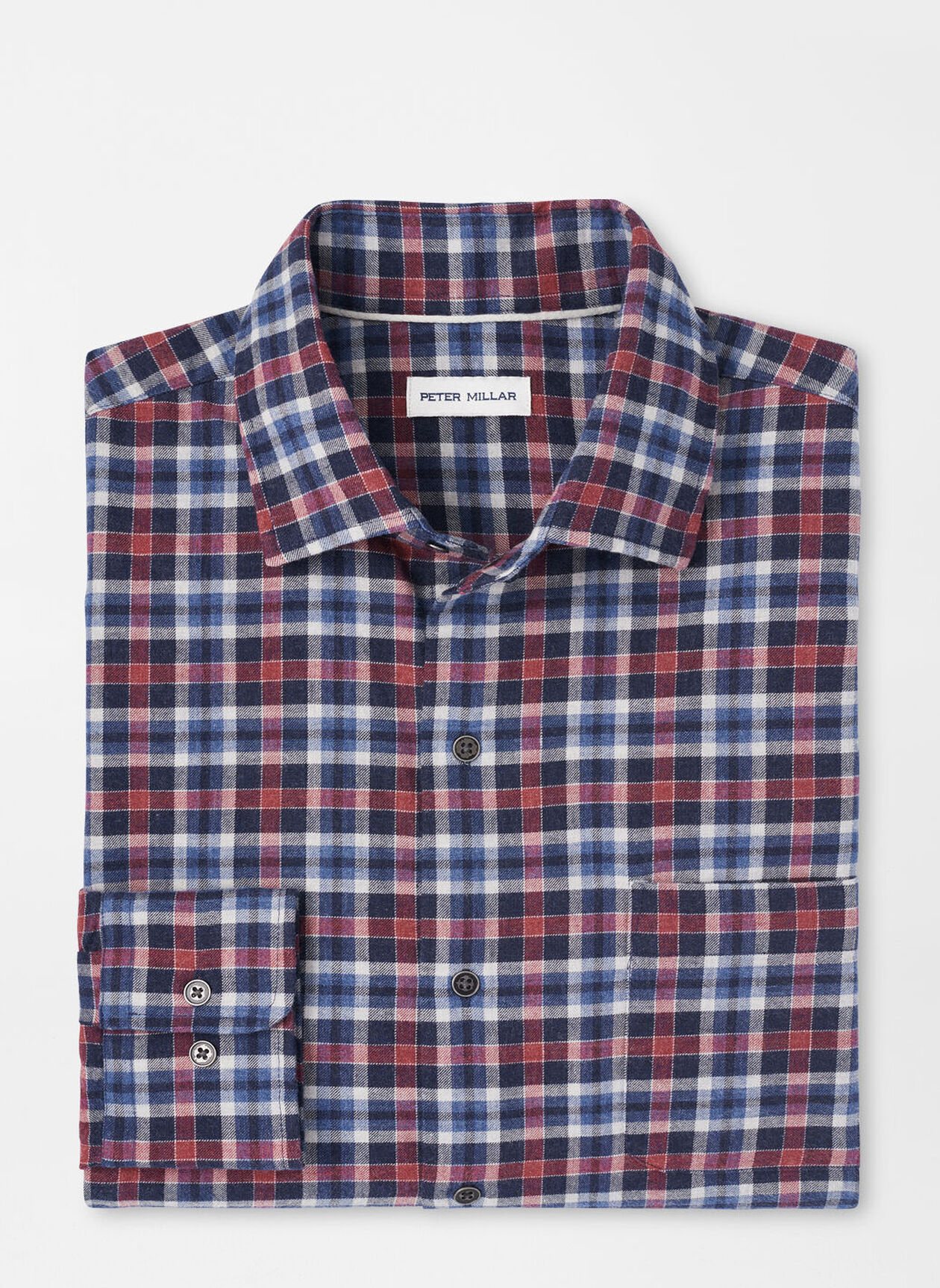 GANDER COTTON SHIRT - NAVY