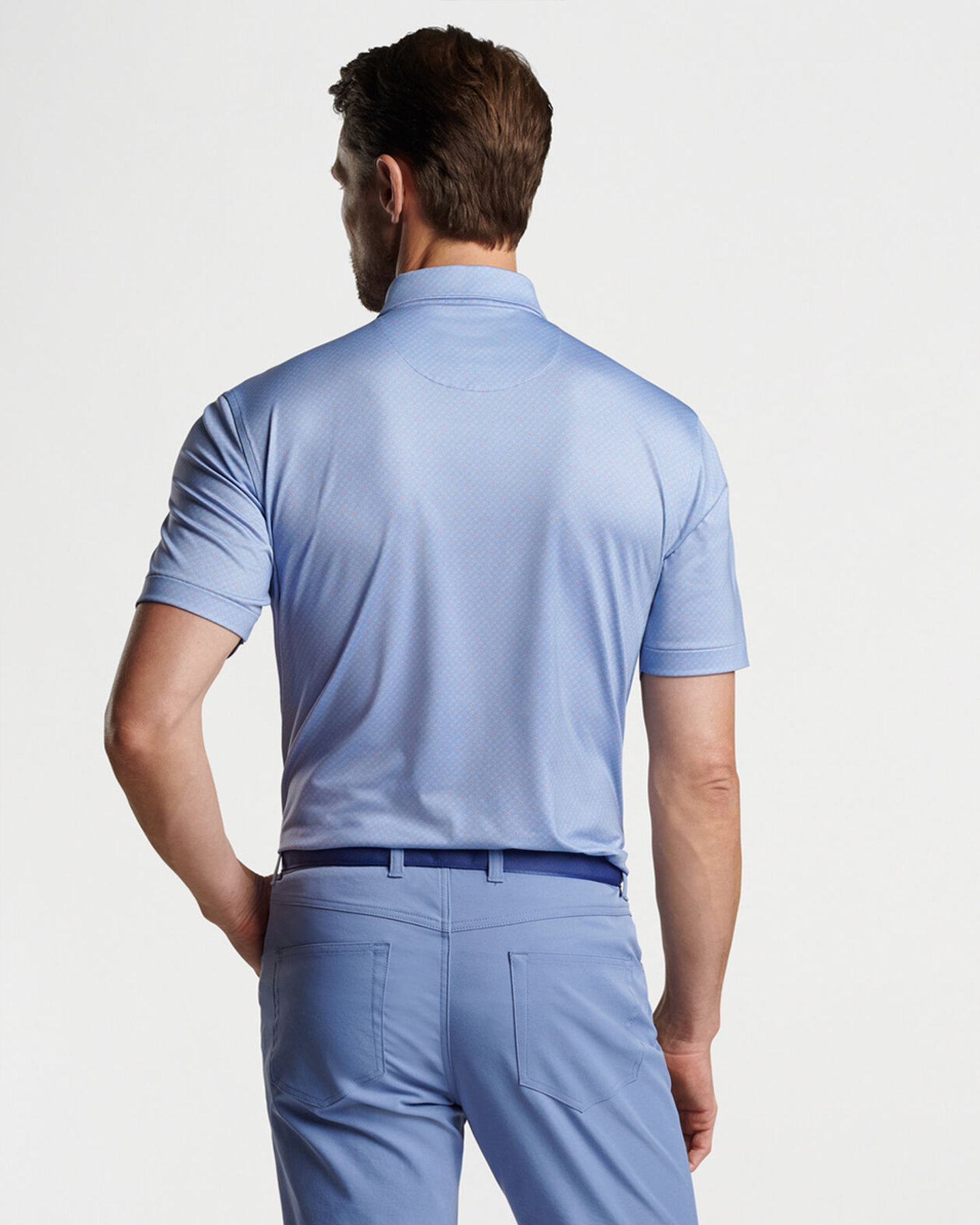 SORIANO PERFORMANCE JERSEY POLO - INFINITY