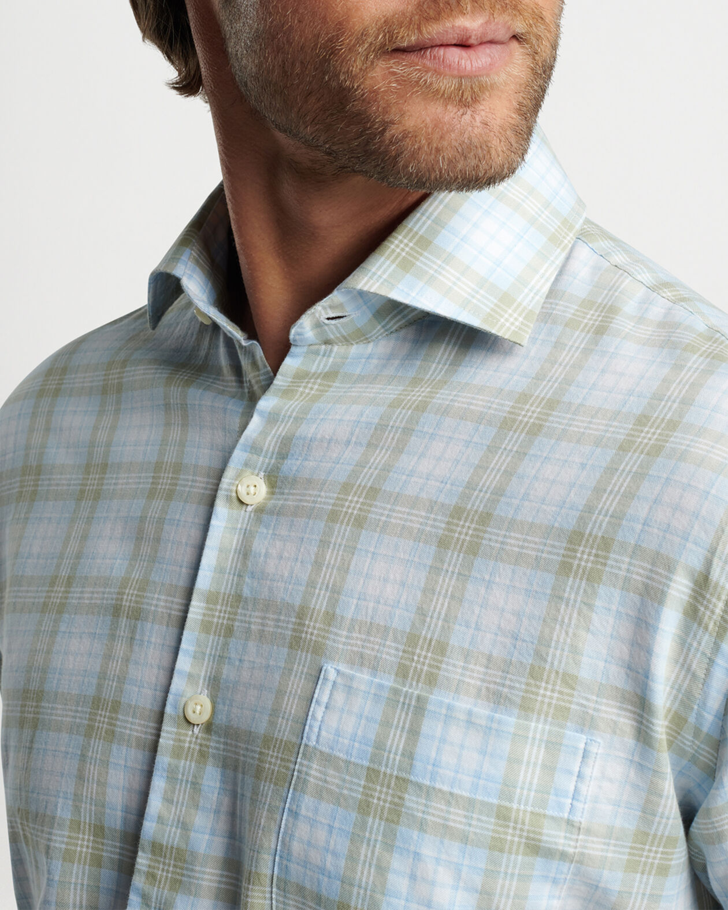 CAMDEN SUMMER SOFT COTTON SHIRT - COTTAGE BLUE