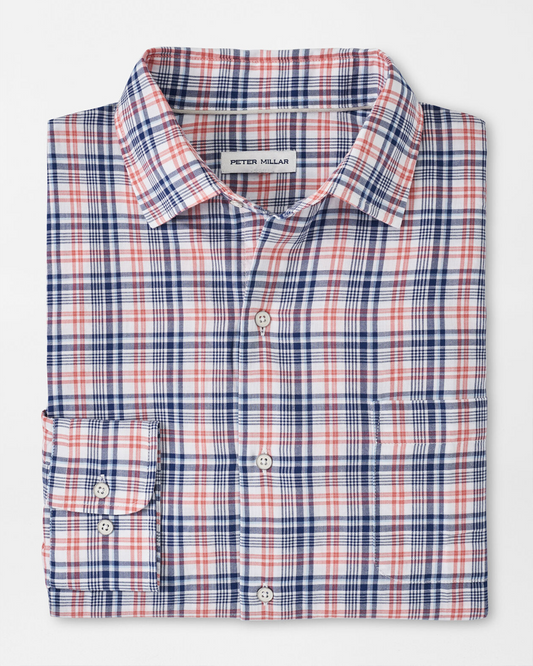 BEACON COTTON SHIRT - ATLANTIC BLUE