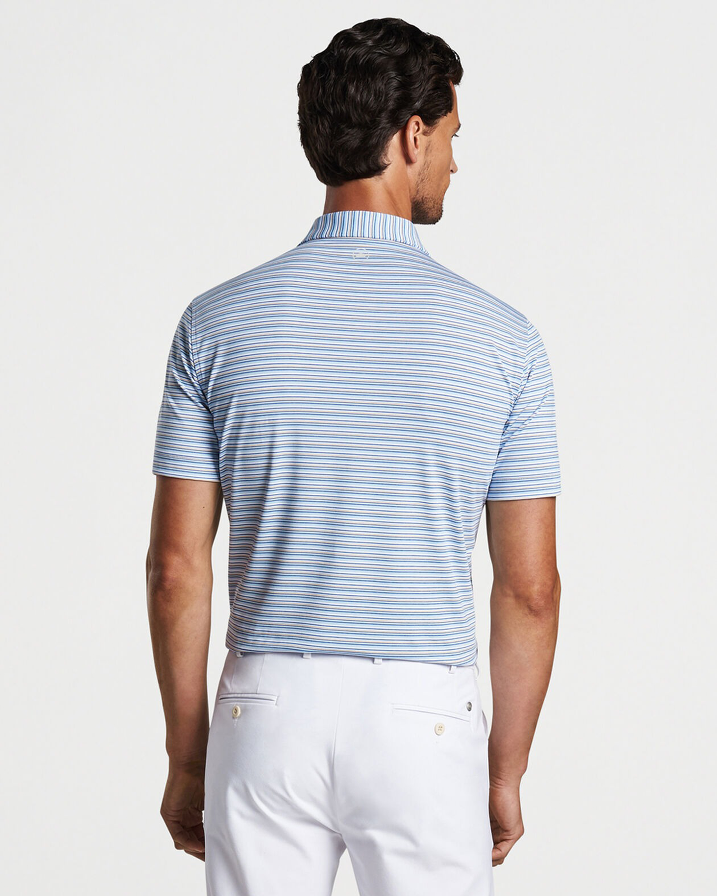 OCTAVE PERFORMANCE JERSEY POLO - BLUE FROST