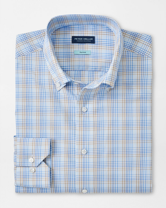 MILO COTTON SHIRT - BLUE FROST