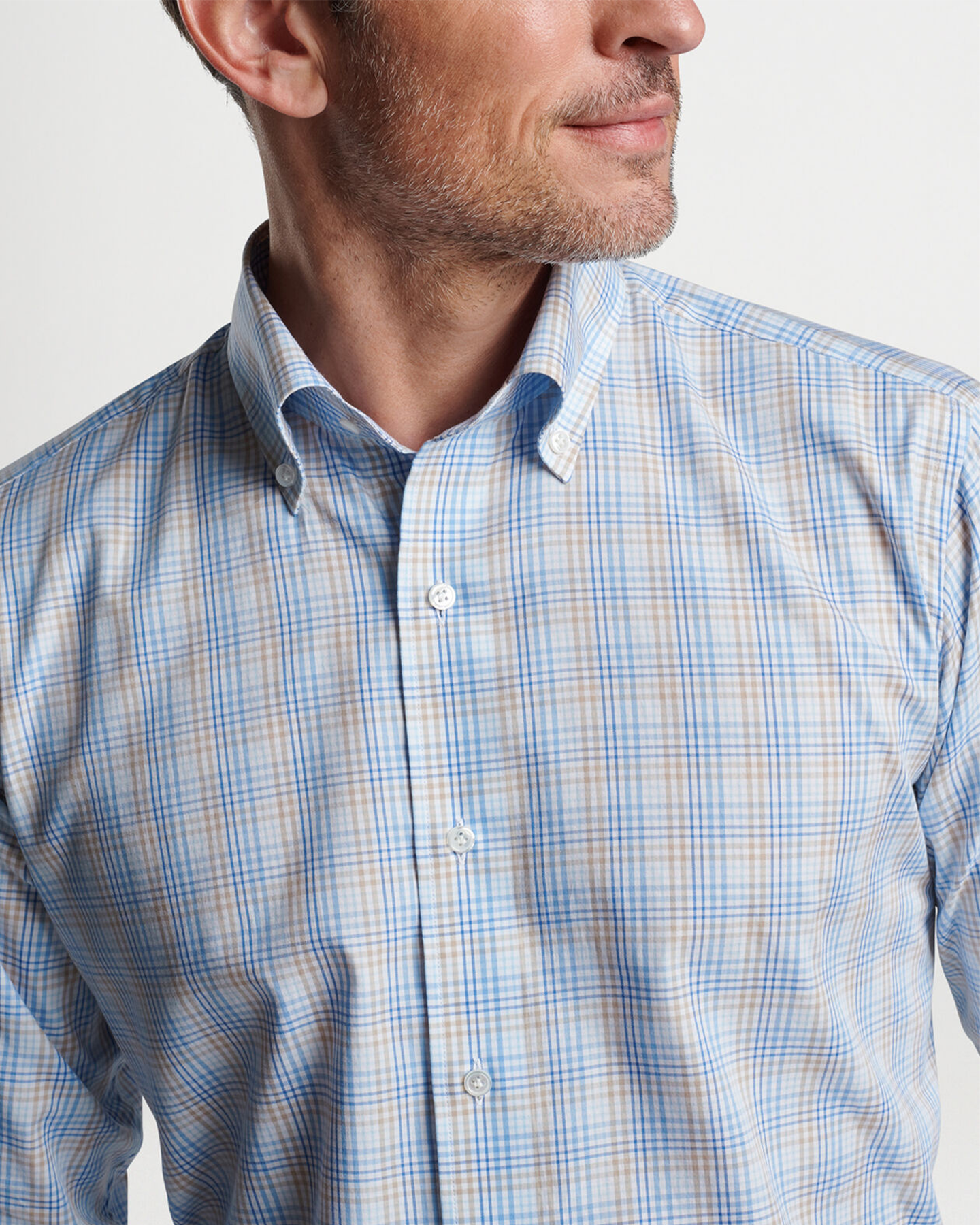 MILO COTTON SHIRT - BLUE FROST