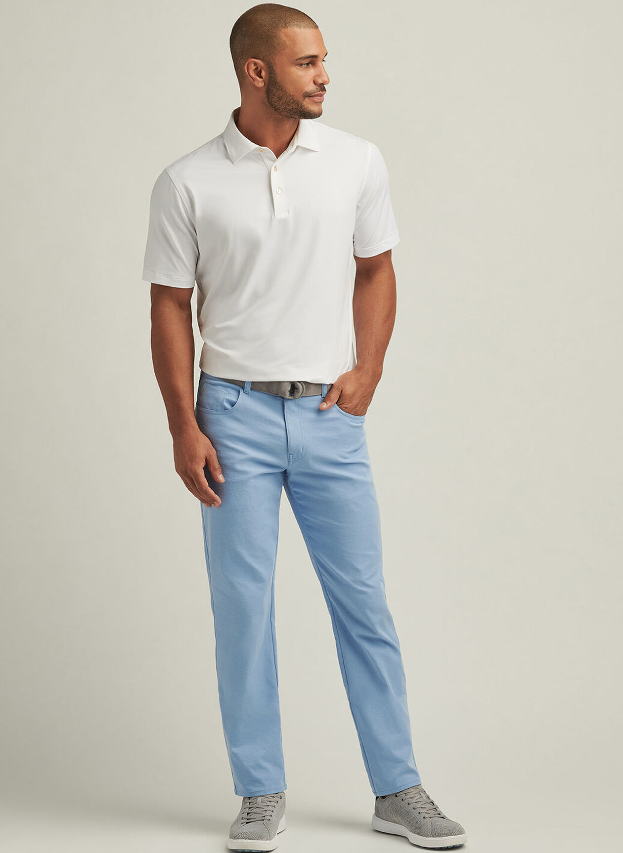 EB66 PERFORMANCE FIVE POCKET PANT - BLUE FADE