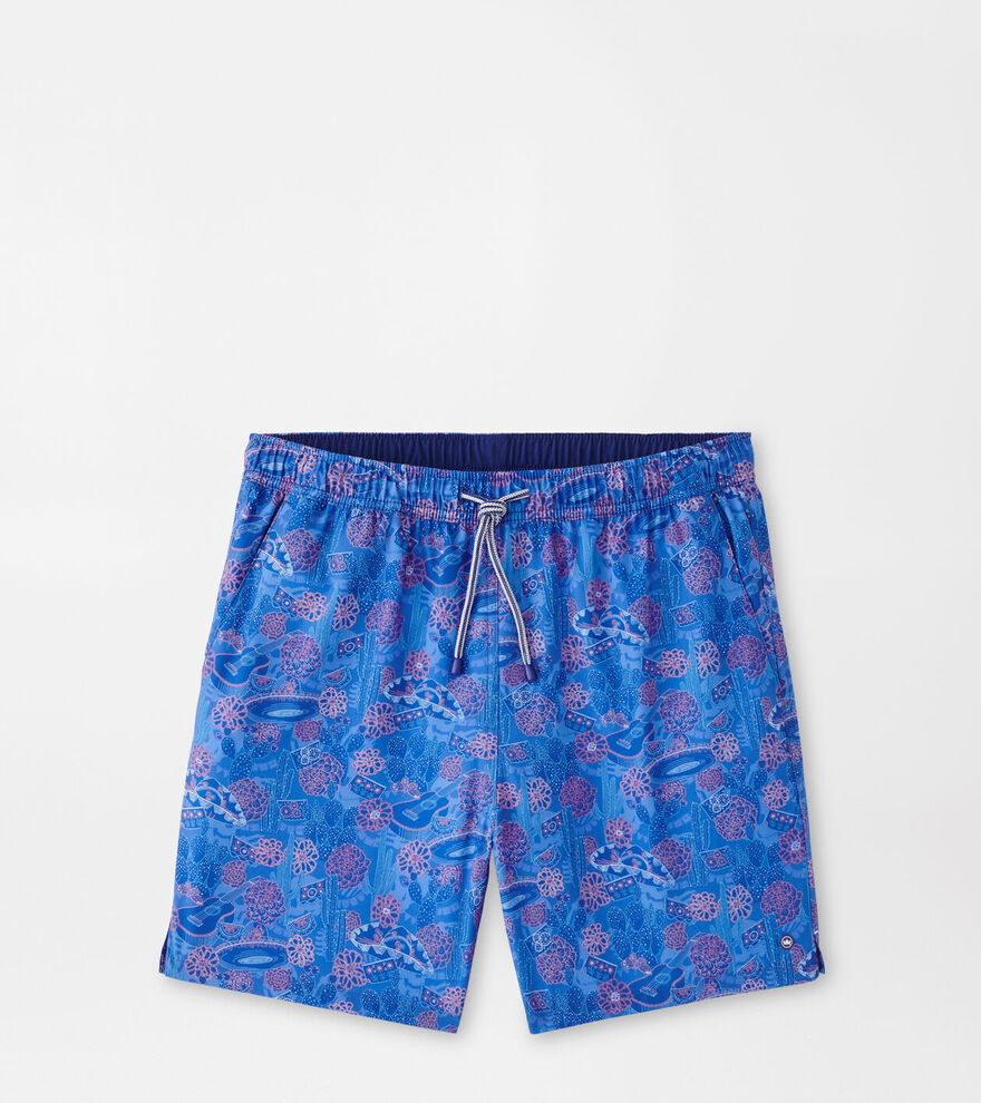 DAY OF THE DEAD SWIM TRUNK - SAILOR BLUE