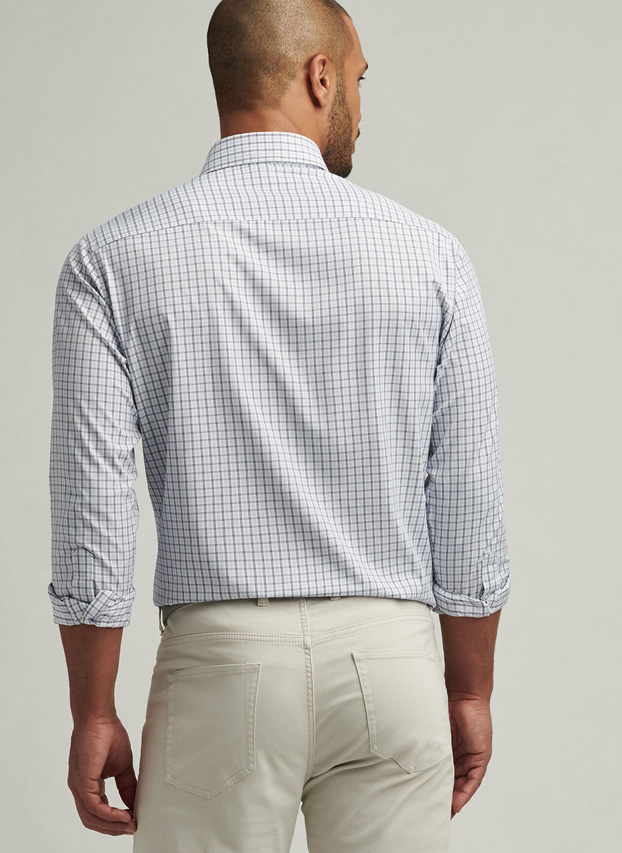 HAMILTON PERFORMANCE TWILL SHIRT - MORNING BLUE