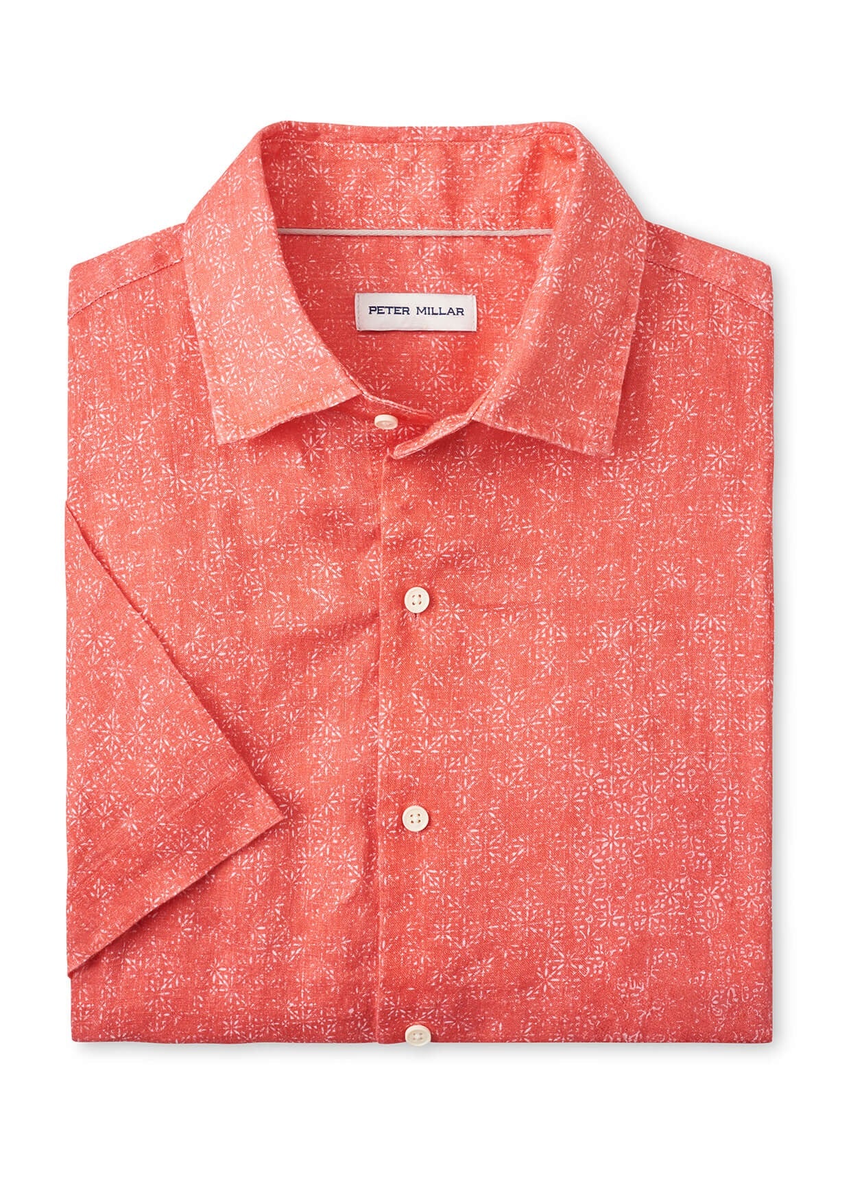 VOLTA LINEN SHIRT - GERANIUM