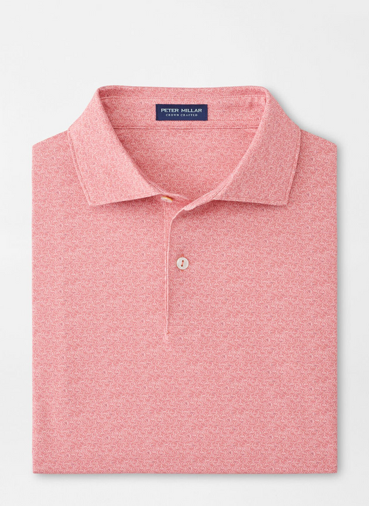 ESPRESSO MARTINIS PERFORMANCE JERSEY POLO - PINK CREPE