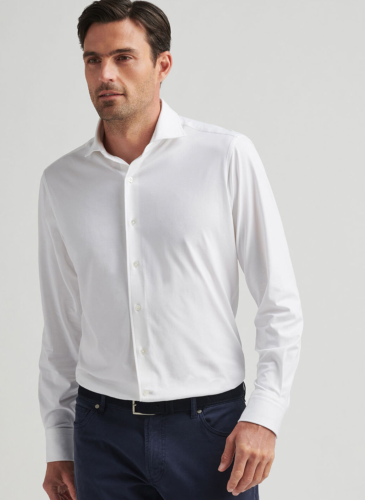 ESCURSIONIST FLEX SOLID SHIRT - WHITE