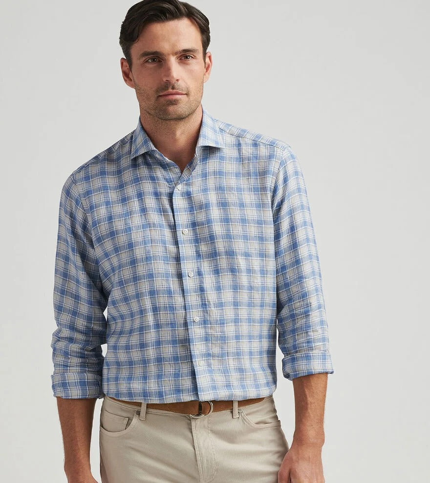 RAVELLO LINEN SHIRT - ANGELITE