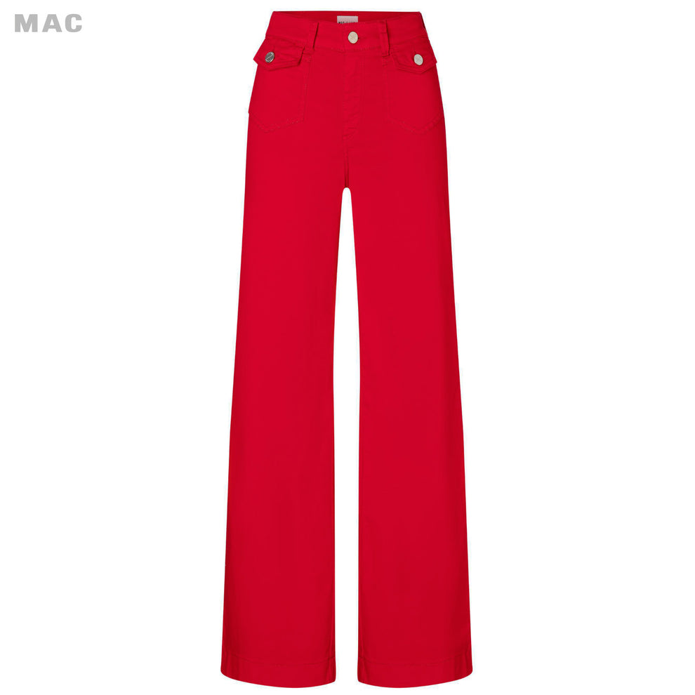 DREAM WIDE POCKET JEANS - RUBY RED