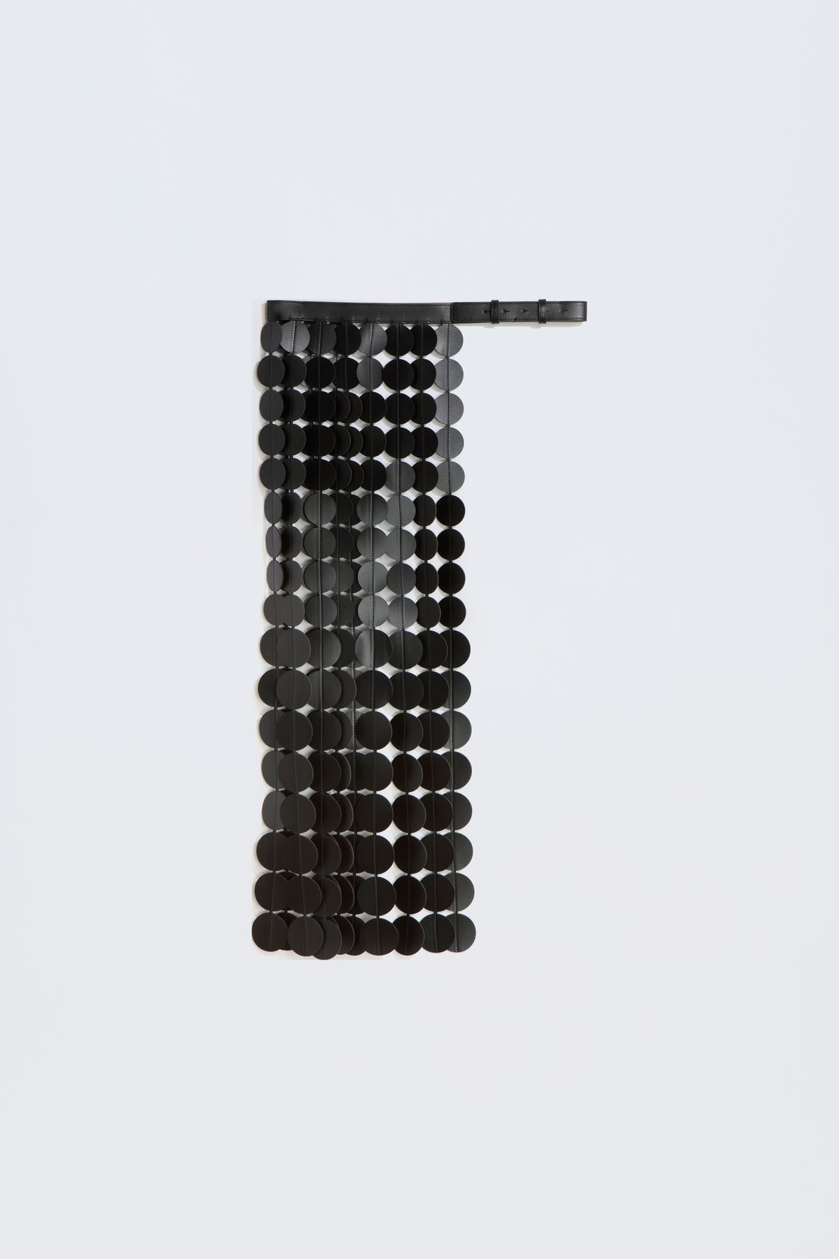 DOT FRINGE BELT - BLACK