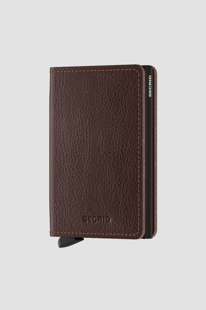 SLIMWALLET - VEG ESPRESSO-BROWN