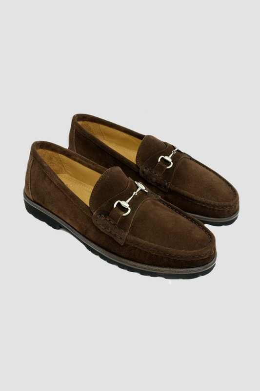 WHARTON SUEDE SHOE - BROWN