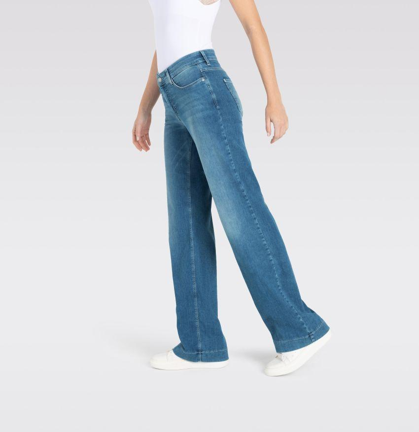 DREAM WIDE LEG JEANS - SUMMER MID BLUE