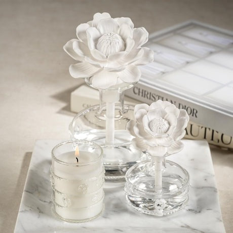 MINI GRAND CASABLANCA PORCELIAN DIFFUSER - MAGNOLIA PETAL