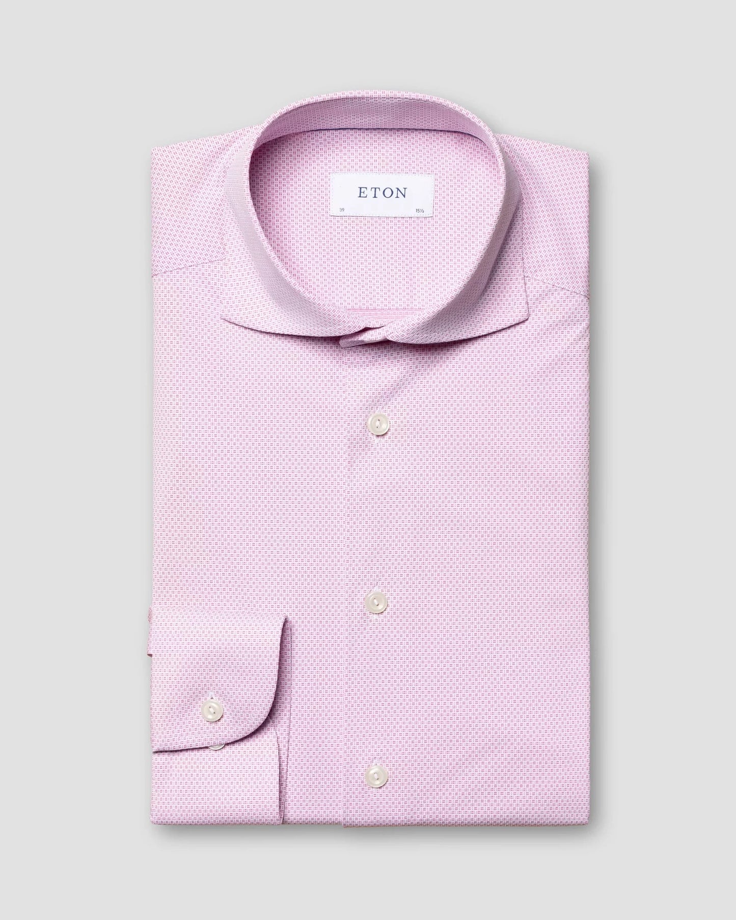 ROSE PINK FOUR WAY STRETCH COTTON SHIRT