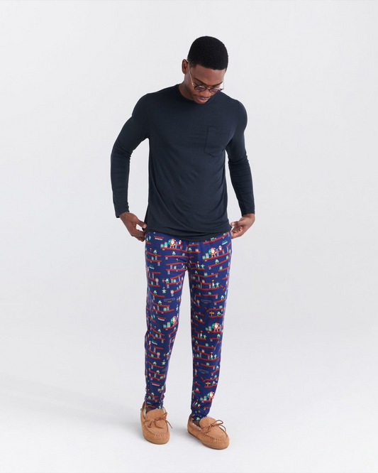 SNOOZE PANT - SANTA'S WORKSHOP NAVY